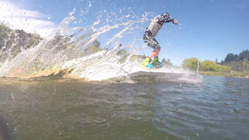 Get amongst some high energy wakeboarding action at Taupo Wake Park!